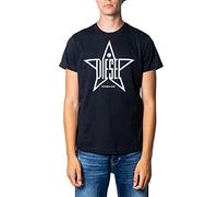 Diesel Herren T-Diego-YH Maglietta T-Shirt, per Pack Schwarz (Black 900), X-Large (Herstellergröße: XL)