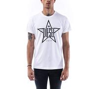 Diesel Herren T-Diego-YH Maglietta T-Shirt, per Pack Weiß (White 100), XX-Large (Herstellergröße: XXL)