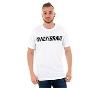 Diesel T-Shirt T-Just-SV Only The Brave – Kurzarm Herren Weiß XL