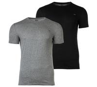 DIESEL Herren T-Shirt 2er Pack - UMTEE-RANDAL-TUBE, Rundhals, kurzarm, Logo XXL Grau
