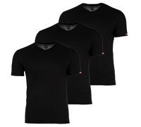 DIESEL Herren T-Shirt, 3er Pack - MICHAEL-D-CORE, Unterhemd, V-Neck, Kurzarm, Baumwolle M Schwarz