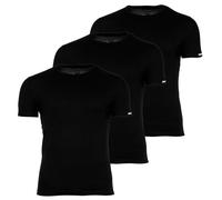 DIESEL Herren T-Shirt, 3er Pack - RANDAL-D-CORE, Unterhemd, Rundhals, kurzarm, Baumwolle L Schwarz