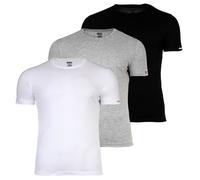 DIESEL Herren T-Shirt, 3er Pack - RANDAL-D-CORE, Unterhemd, Rundhals, kurzarm, Baumwolle S Mehrfarbig