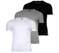 DIESEL Herren T-Shirt, 3er Pack - RANDAL, Unterhemd, Rundhals, kurzarm, Baumwolle Schwarz/Grau/Weiß XL