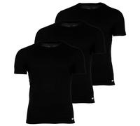 DIESEL Herren T-Shirt, 3er Pack - RANDAL, Unterhemd, Rundhals, kurzarm, Baumwolle Schwarz S