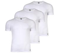 DIESEL Herren T-Shirt, 3er Pack - RANDAL, Unterhemd, Rundhals, kurzarm, Baumwolle Weiß S
