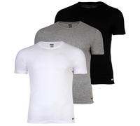 DIESEL Herren T-Shirt, 3er Pack - RANDAL, Unterhemd, Rundhals, kurzarm, Baumwolle XL Grau