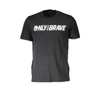 Diesel Logo TShirt Kurzarm Schwarz Rundhals - Größe: XL