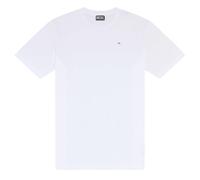 DIESEL Herren T-Shirt - T-JUST-MICRODIV, Kurzarm, Rundhals, Baumwolle, einfarbig Weiß S