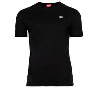 DIESEL Herren T-Shirt - T-MIEGOR-K77, Kurzarm, Rundhals, Logo, Baumwolle, uni XXL Schwarz