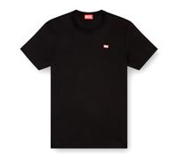 DIESEL Herren T-Shirt - T-MIEGOR, Kurzarm, Rundhals, Baumwolle, Logo, einfarbig S Schwarz