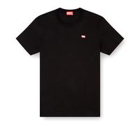 DIESEL Herren T-Shirt - T-MIEGOR, Kurzarm, Rundhals, Baumwolle, Logo, einfarbig Schwarz XL
