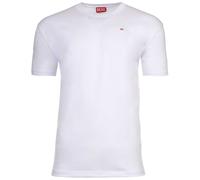 DIESEL Herren T-Shirt - T-NORM-MICRODIV, Rundhals, Baumwolle, einfarbig Weiß / M M Weiß