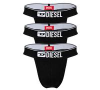 DIESEL Herren Tangas, 3er Pack - FRITZ 3PACK STRING, Tanga-Slip, Cotton Stretch Schwarz M
