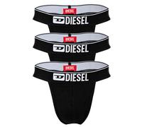 DIESEL Herren Tangas, 3er Pack - FRITZ 3PACK STRING, Tanga-Slip, Cotton Stretch Schwarz / M M Schwarz