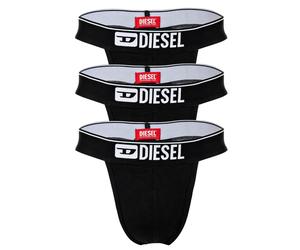 DIESEL Herren Tangas, 3er Pack - FRITZ 3PACK STRING, Tanga-Slip, Cotton Stretch Schwarz XL