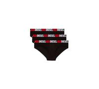 DIESEL Herren Slips, 3er Pack - UMBR-ANDRETHREEPACK, Briefs, Cotton Stretch, einfarbig Schwarz L