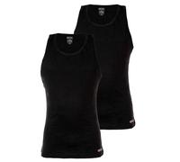 DIESEL Herren Unterhemden, 2er Pack - WALTY-D-CORE, Tanktop, ärmellos, Baumwolle L Schwarz