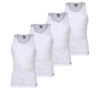 DIESEL Herren Unterhemden, 4er Pack - WALTY-D-BOX, Tanktop, ärmellos, Baumwolle Weiß / 2XL XXL Weiß