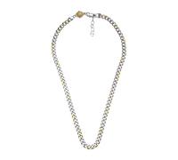 Diesel Herrenhalskette aus 2-farbigem Edelstahl mit Karabinerverschluss