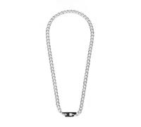 Diesel Herrenhalskette aus 2-farbigem Edelstahl mit Karabinerverschluss