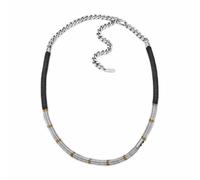 Diesel Herrenhalskette aus 2-farbigem Edelstahl mit Karabinerverschluss