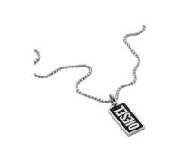 Diesel Herrenkette Anhänger Achat schwarz, DX1515040