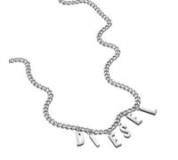 Diesel Herrenkette aus Edelstahl mit Karabinerverschluss