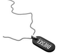 DIESEL Herrenkette Single Dogtags