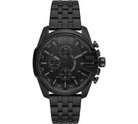 Diesel Herrenuhr Baby Chief, Quarzwerk, 48MM Schwarzes Edelstahlgehäuse mit Edelstahlarmband, DZ4617