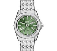 Quarzuhr DIESEL "Stinger", edelstahlfarben, grün, Armbanduhren, Herren, Quarzuhr, Armbanduhr, Herrenuhr, Edelstahlarmband, analog (40197562-0) edelstahlfarben, grün