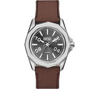 Quarzuhr DIESEL "Stinger", braun, grau, Armbanduhren, Herren, Quarzuhr, Armbanduhr, Herrenuhr, Lederarmband, analog (52614838-0) braun, grau