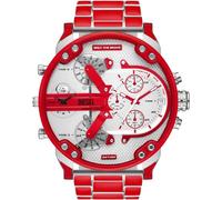 Diesel Herrenuhr Mr. Daddy 2.0 quarz/chrono Uhrwerk 57mm Gehäusegröße mit einem Edelstahlarmband DZ7480