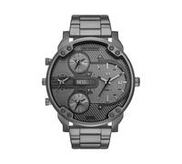Diesel Herren Analog Quarz Uhr mit Edelstahl Armband DZ7487