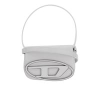 Diesel Hobo Bags - 1Dr' White Shoulder Bag With Oval D Patch In Leath - Gr. unisize - in Weiß - für Damen