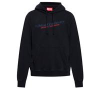 Diesel Industry Denim Division Design Schwarzer Kapuzenpullover S