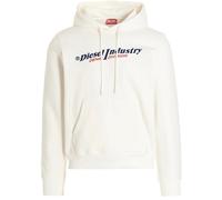 Diesel Industry Denim Division Design Weisser Kapuzenpullover M