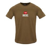 Diesel - "Just Small New D" T-Shirt für Herren (Kaffeebraun) S