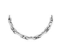 Diesel Herren Silberfarbene Edelstahl-Halskette, DX1578040