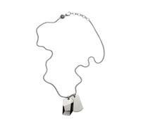 DIESEL Herren Kette anthrazit / silber, Größe One Size, 4338526 Anthrazit / Silber One Size