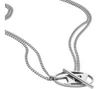 Diesel DX1534040 Herren-Halskette aus Edelstahl, silberfarben, Länge: 450 mm, Breite: 30 mm, Edelstahl, kein Edelstein, Length: 450mm, Width: 30mm, Edelstahl, Kein Edelstein