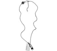 Diesel Diesel, Halskette, Double Pendant (55cm, Edelstahl)