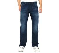Diesel Larkee-X - Herren Regular Straight Fit Jeans - Blau, Schwarz, Grau, Größe:W33, Farbe:RB067 - Dunkelblau, Länge:L32