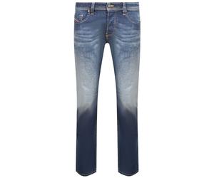 Diesel Larkee-X Straight Fit Stone Washed Dunkelblaue Jeans 34W/30L
