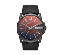 Diesel Master Chief mit schwarzem Lederband für Herren, DZ1657