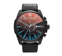 Diesel Mega Chief Series Herrenuhr, Chronographenwerk mit Lederarmband