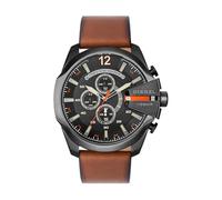 Diesel Mega Chief Series Herrenuhr, Chronographenwerk mit Lederarmband
