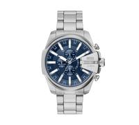 Diesel Mega Chief Slim Herren 48MM Silberfarbene Edelstahluhr, DZ4721
