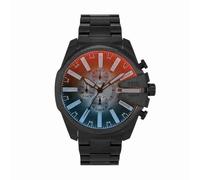 Diesel Mega Chief Slim Herren Schwarz Edelstahl Uhr, DZ4689