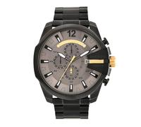 Diesel Mega Chief Uhr für Herren, Chronographenwerk mit Edelstahlarmband